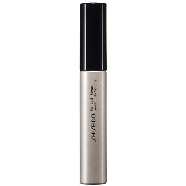 A silver tube of mascara with black cap.
