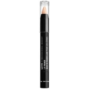 A white stick of makeup with black lid.